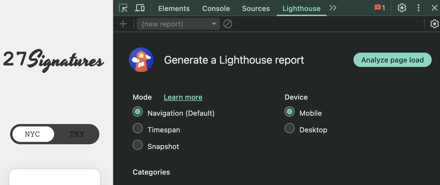 Lighthouse Report